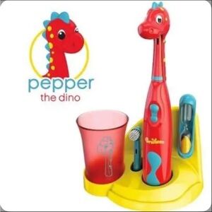 Brusheez  Electric Toothbrush Set -‎ Red and Yellow